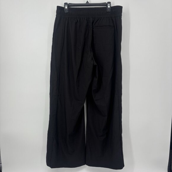 Old Navy High Waisted Wide Leg Pants Black Womens Size Large Flowy Casual - Picture 1 of 11